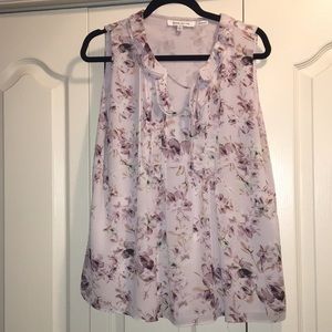 Floral sleeveless top